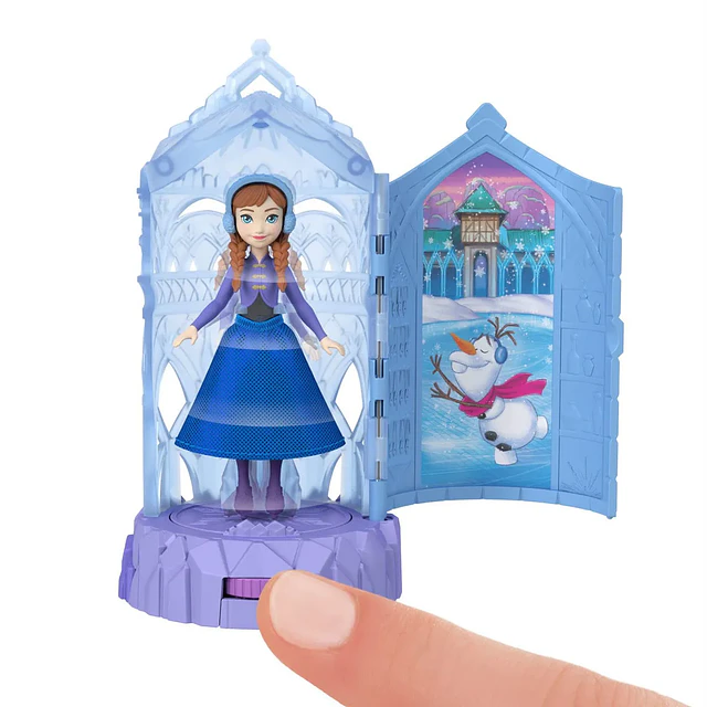 Frozen - Muñeca Sorpresa – Castillo de Hielo Spin Surprise