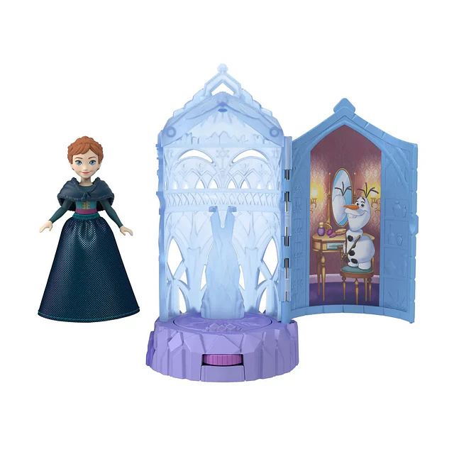 Frozen - Muñeca Sorpresa – Castillo de Hielo Spin Surprise