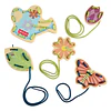 Fisher Price - Juguete de Madera Jardín para Pasar Cordones