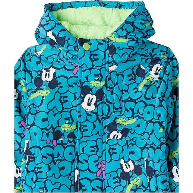 Disney - Parka Acolchada Mickey - Forro Sherpa