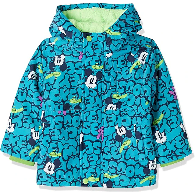 Disney - Parka Acolchada Mickey - Forro Sherpa