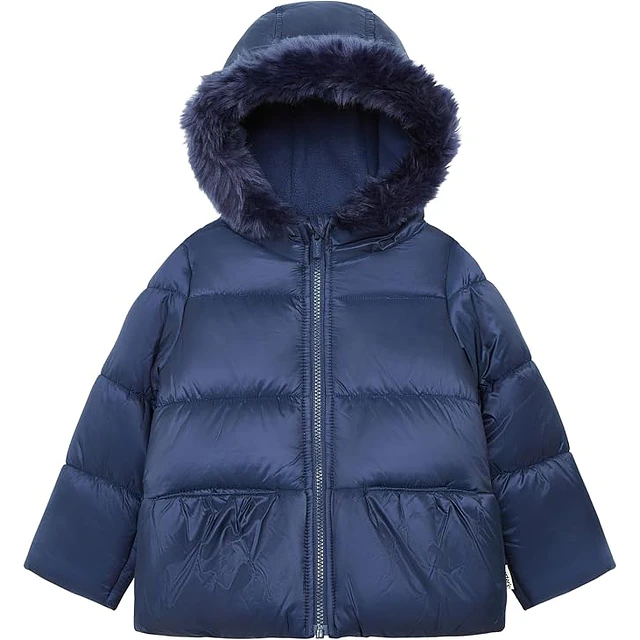 Carter's - Parka Acolchada Azul Marino con Capucha