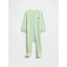 GAP - Pijama Enterito Conejito Verde- 100% Algodón