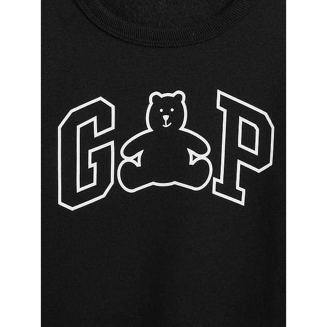 GAP - Polerón Negro Logo