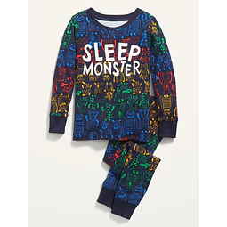 Old Navy - Conjunto Pijama 2 Piezas Sleep Monster - 100% Algodón