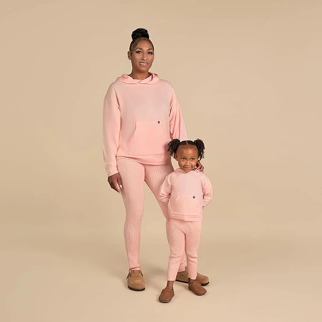 Modern Moments by Gerber - Conjunto Niña Polerón con Capucha + Leggings - Rosa