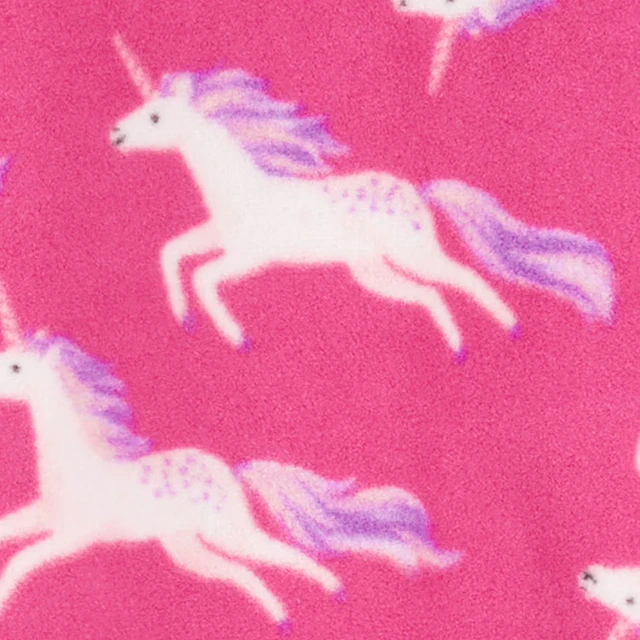 Carter's - Pijama Enterito de Polar - Unicornios Rosados