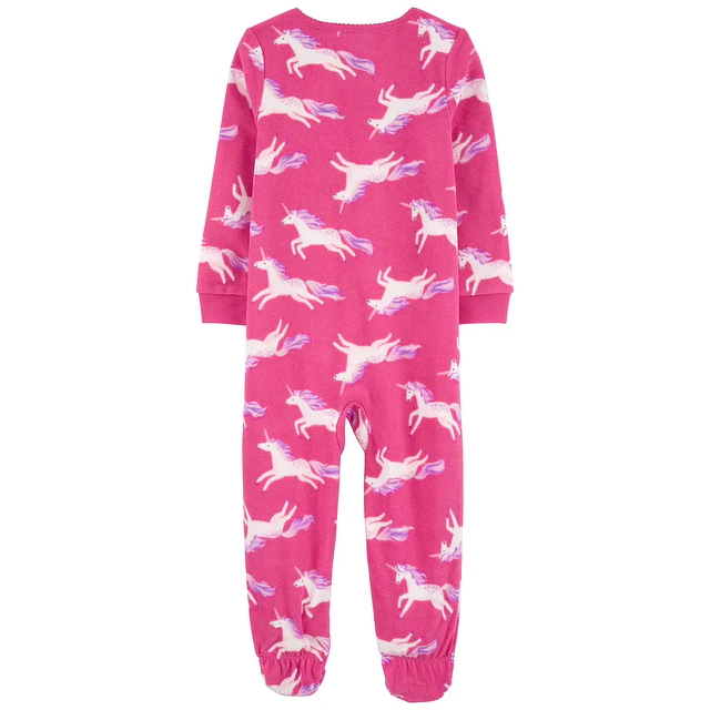 Carter's - Pijama Enterito de Polar - Unicornios Rosados