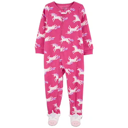 Carter's - Pijama Enterito de Polar - Unicornios Rosados