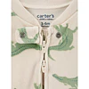 Carter's Child of Mine - Set 2 Pijamas Enteritos Velour - Cocodrilos y Granja