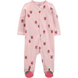 Carter's Child of Mine - Pijama Enterito - Frutillas  - 100% Algodón