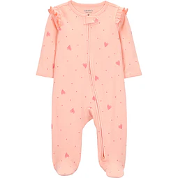 Carter's Child of Mine - Pijama Enterito - Corazones puntitos - 100% Algodón