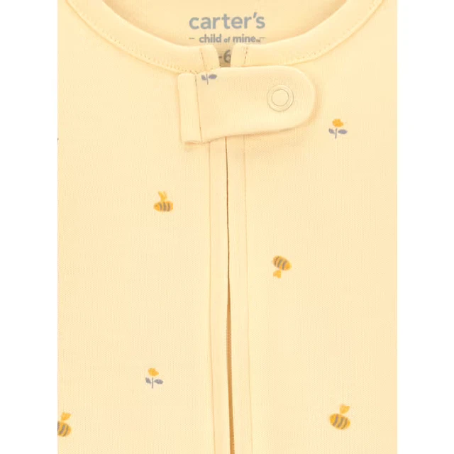 Carter's Child of Mine - Pijama Enterito - Abejitas - 100% Algodón
