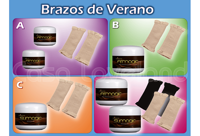 Kits "BRAZOS DE VERANO"