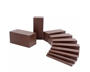 Escalera Montessori de madera café