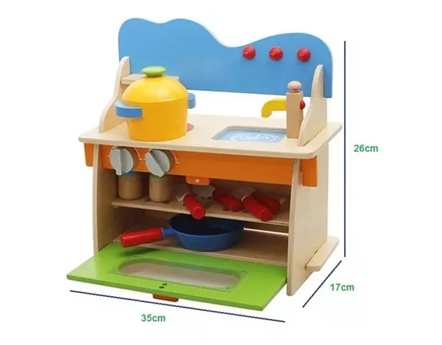 Cocina Montessori De Madera