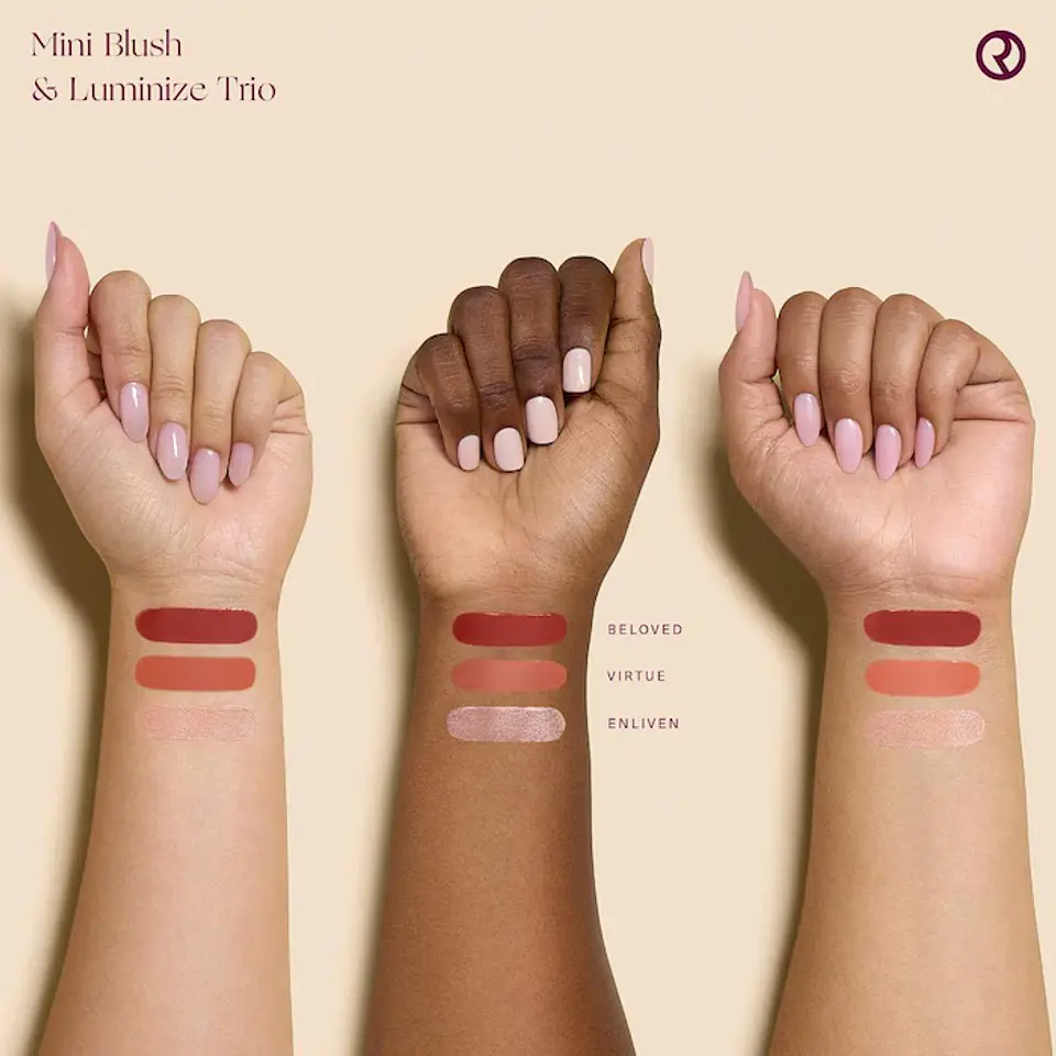 Mini Blush and Luminize Trio-Rare Beauty  2