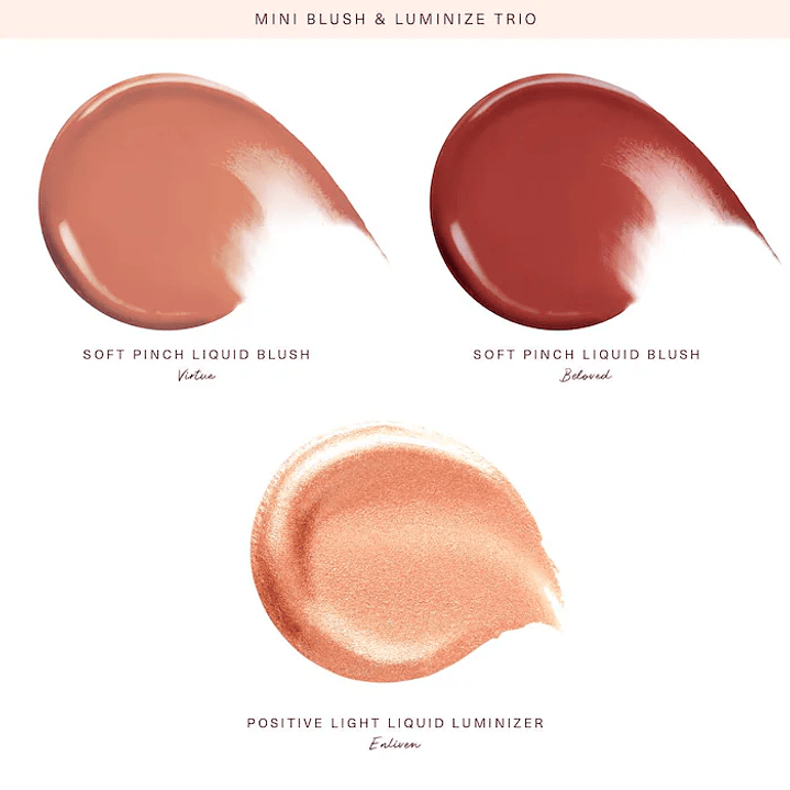 Mini Blush and Luminize Trio-Rare Beauty  3