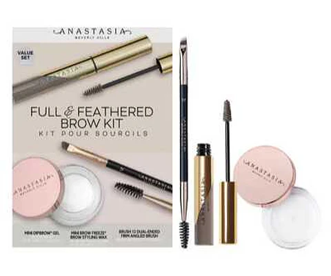 Full & Feathered Brow Kit-Soft Brown