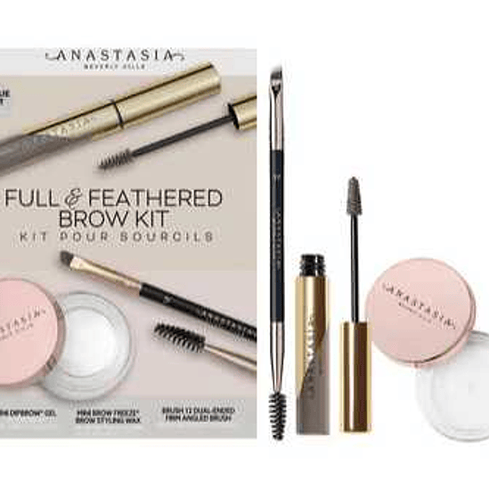 Full & Feathered Brow Kit-Soft Brown 1