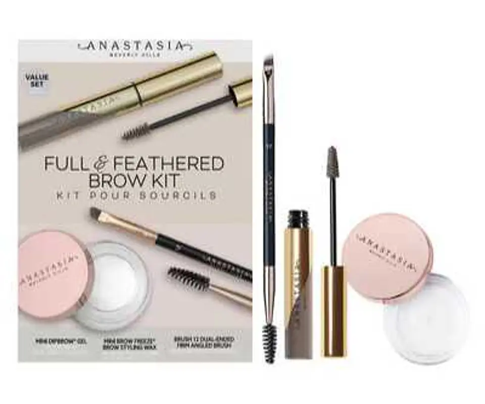 Full & Feathered Brow Kit-Soft Brown 1