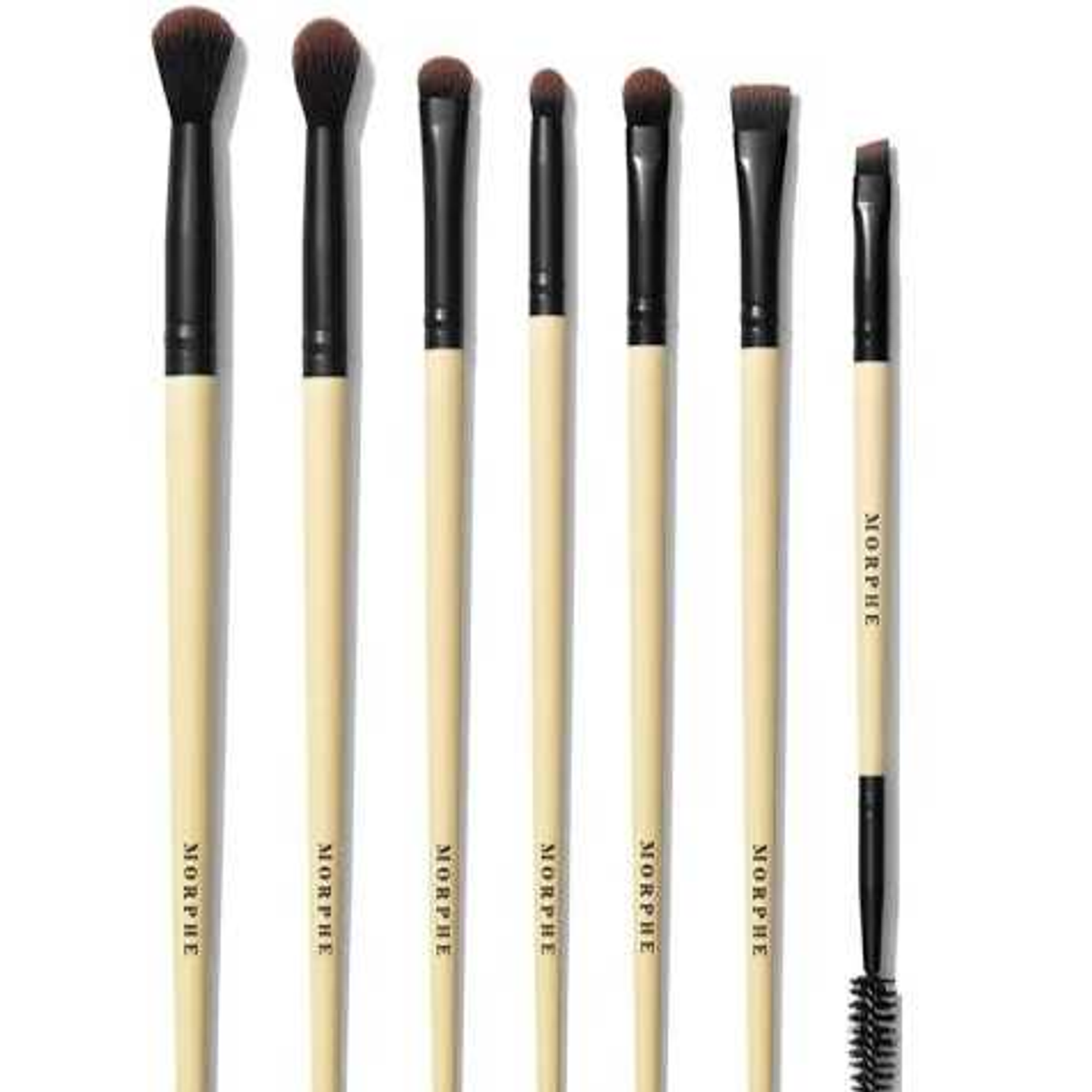 Morphe Earth To Babe 7-Piece Bamboo Eye Brush Set + Bag 3