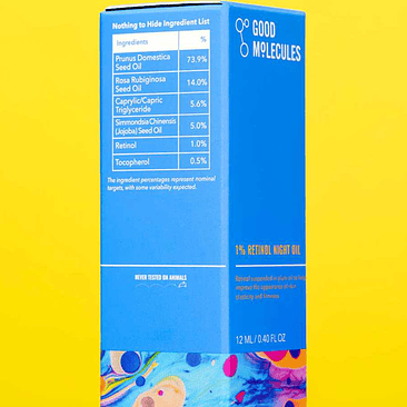 1% Retinol Night Oil - Good Molecules 4