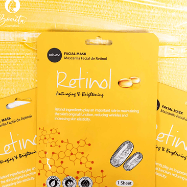 MASCARILLA FACIAL DE RETINOL ESSENCE FACIAL SHEET MASK - CELAVI 3