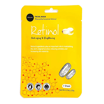 MASCARILLA FACIAL DE RETINOL ESSENCE FACIAL SHEET MASK - CELAVI 1