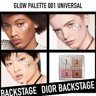 BACKSTAGE Glow Face Palette  3