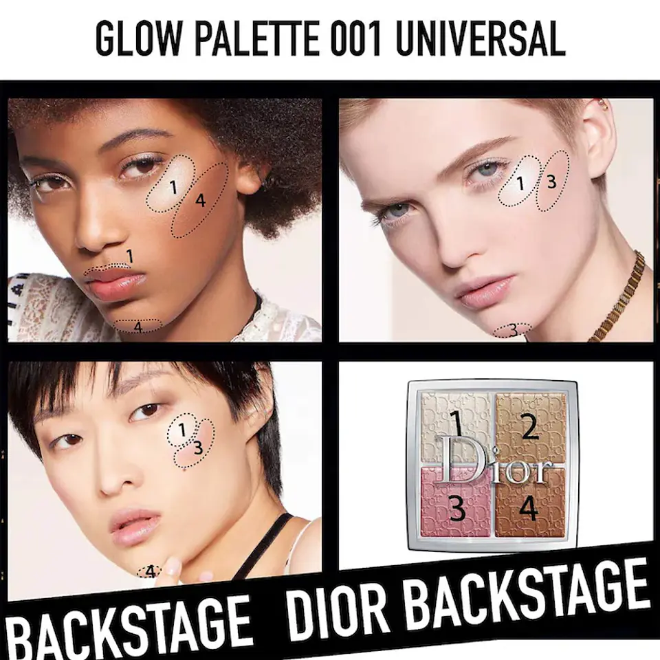 BACKSTAGE Glow Face Palette  3
