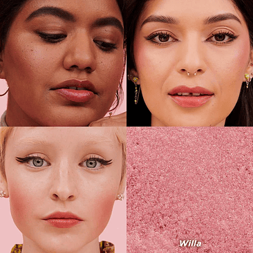 Mini Silky-Soft Powder Blush- Willa  3