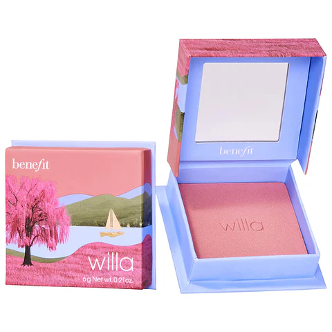 Mini Silky-Soft Powder Blush- Willa 
