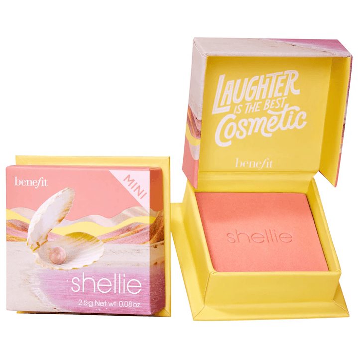 Mini Silky-Soft Powder Blush - shellie  1