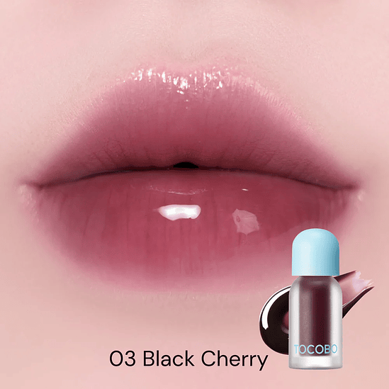 Juicy Berry Plumping Lip Oil - 03 Black Cherry  2