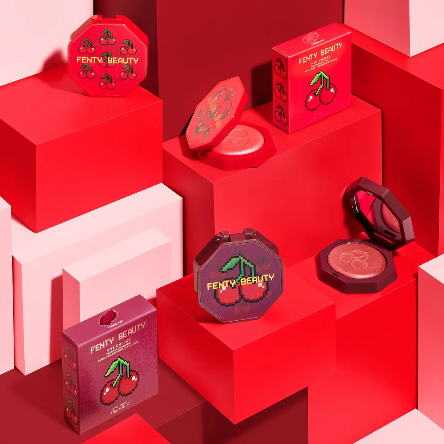 Hot Cheeks Velour Blushlighter-Cherry Pie'd 4
