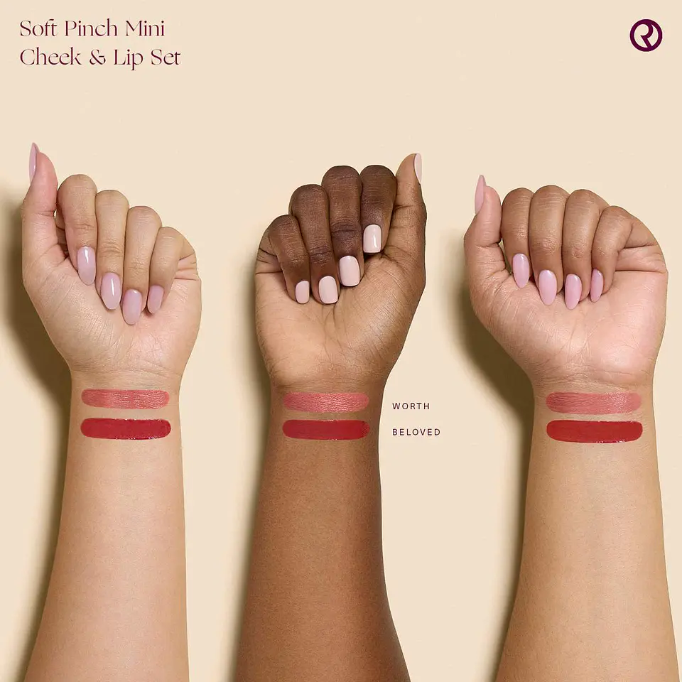 Mini Soft Pinch Liquid Blush and Lip Oil Set  5