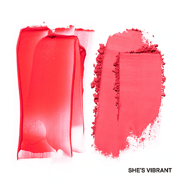 Major Headlines Double-Take Crème & Powder Blush Duo- She's Vibrant  2