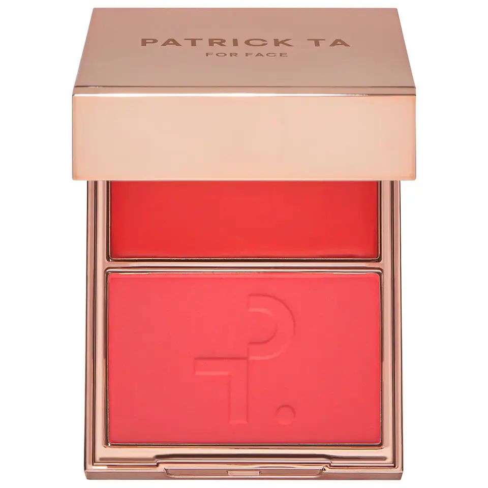 Major Headlines Double-Take Crème & Powder Blush Duo- She's Vibrant  1