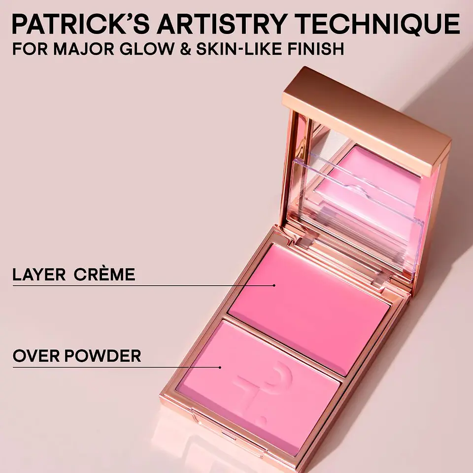 Major Headlines Double-Take Crème & Powder Blush Duo- Just Enough 4