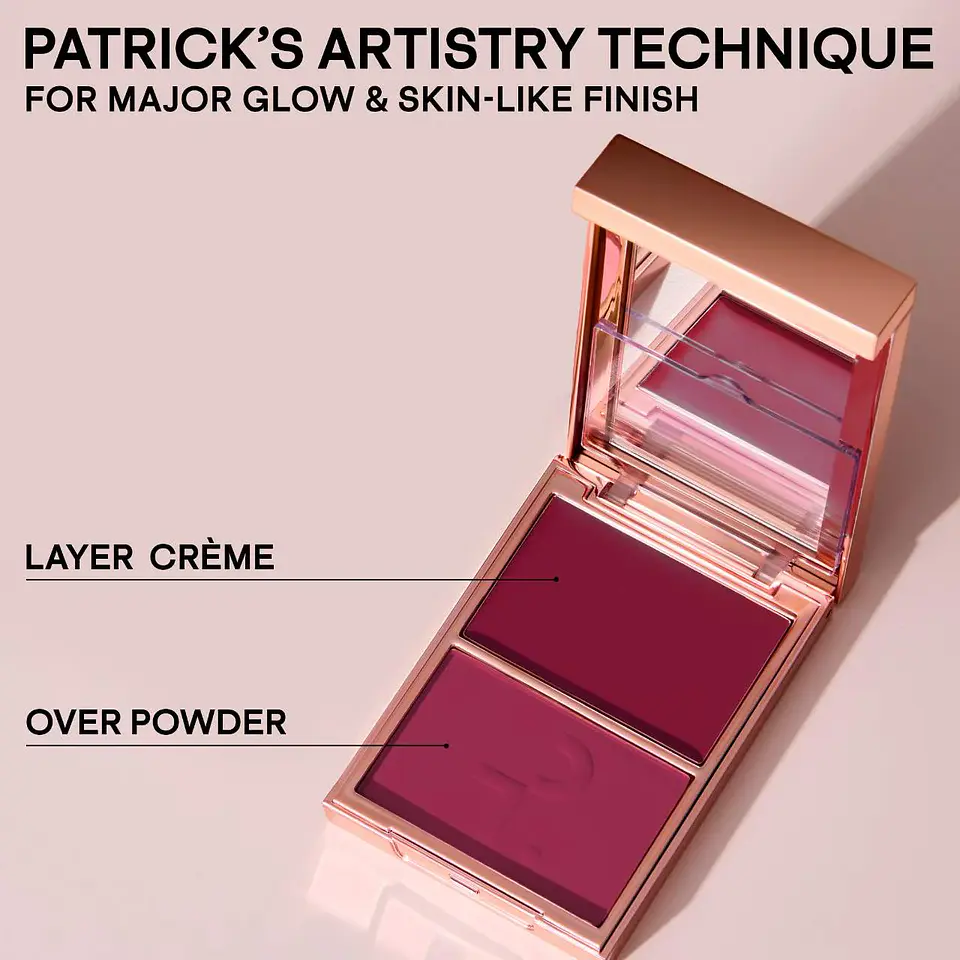 Major Headlines Double-Take Crème & Powder Blush Duo- She's Wanted  4
