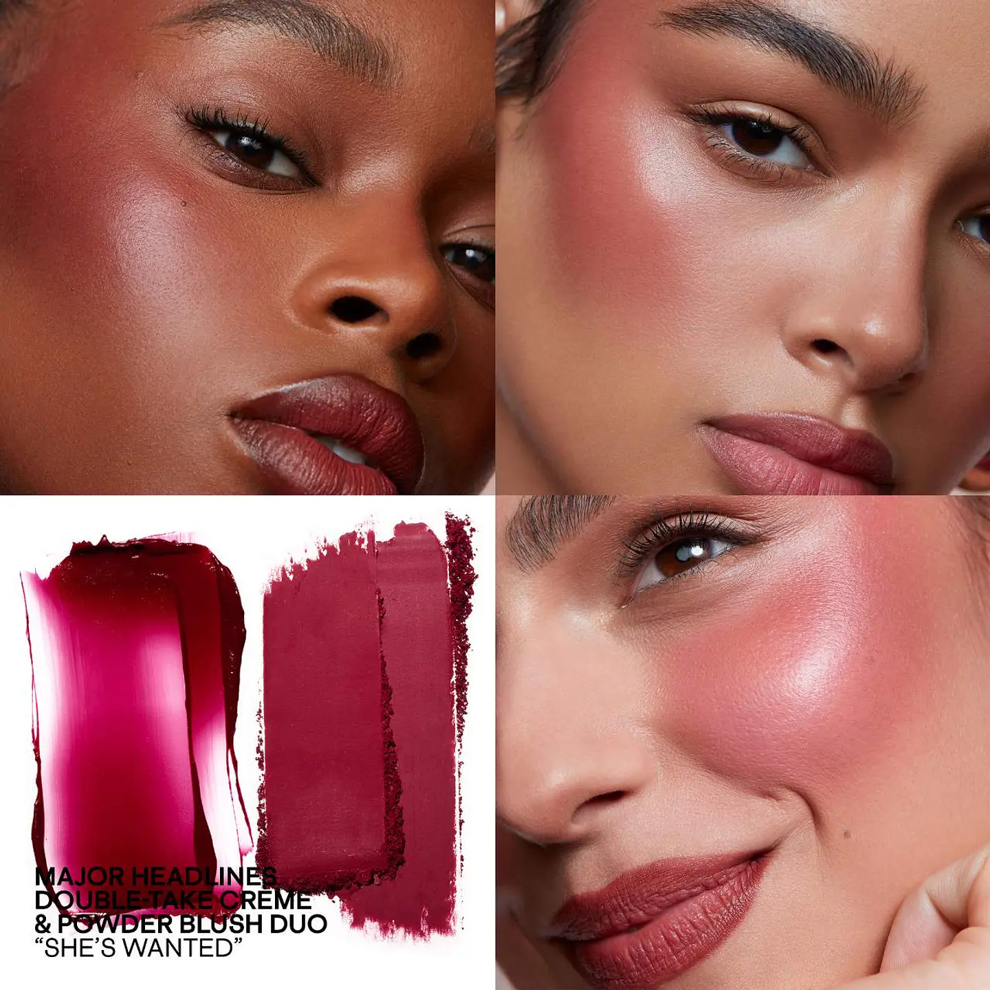 Major Headlines Double-Take Crème & Powder Blush Duo- She's Wanted  5