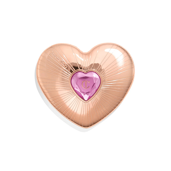 Pillow Talk Beauty Soulmates Airbrush Flawless Finish Brightening and Blush Powder Palette- Flawless Pink 3