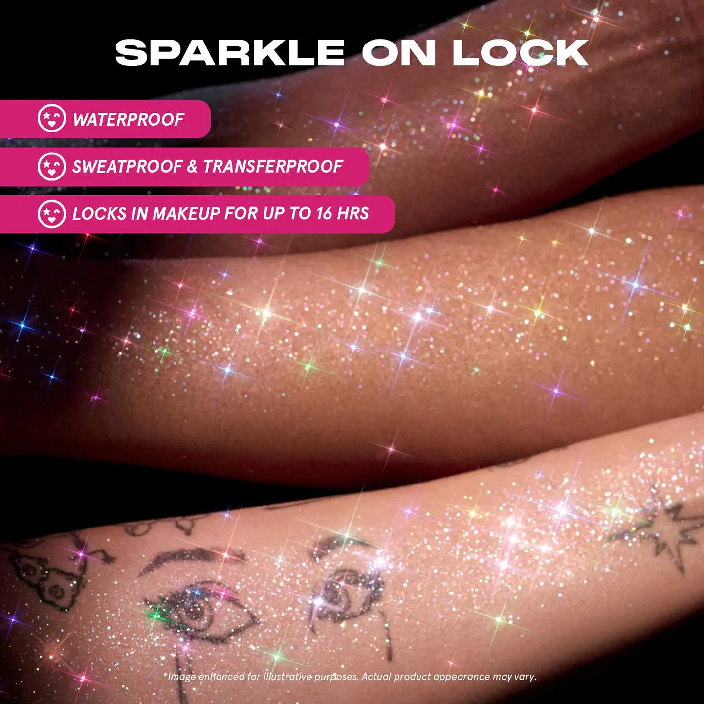 On 'Til Dawn Glitter Waterproof Setting Spray 3