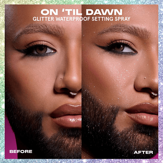 On 'Til Dawn Glitter Waterproof Setting Spray 5