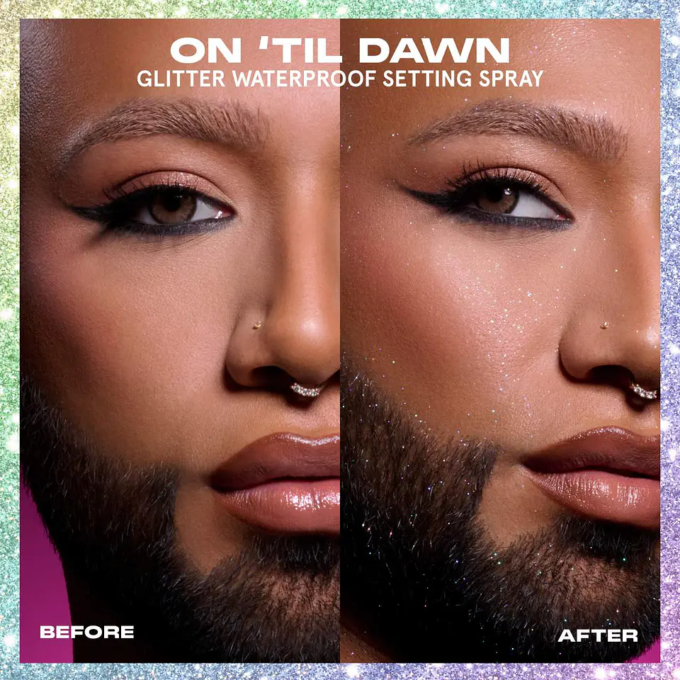 On 'Til Dawn Glitter Waterproof Setting Spray 5