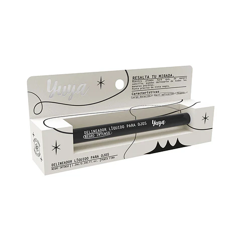 Delineador líquido para ojos tipo plumón-yuya