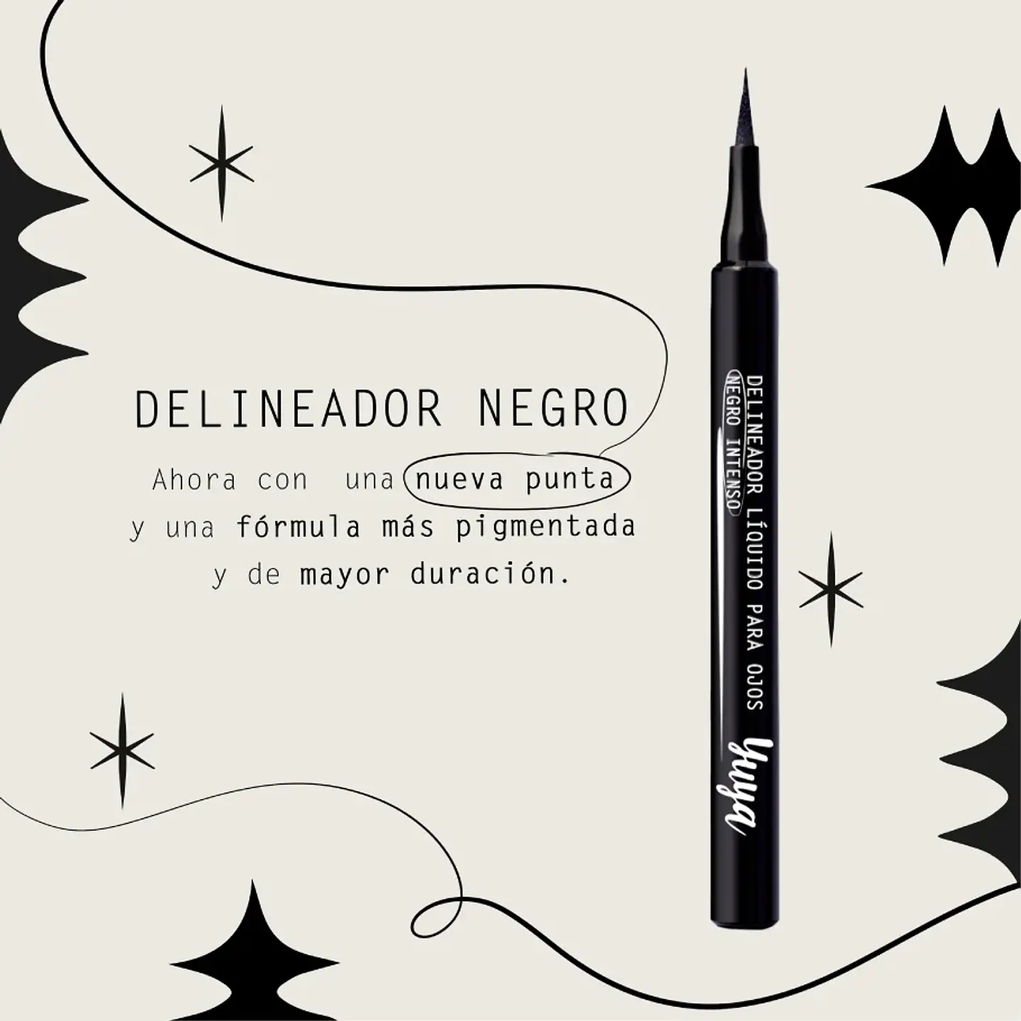 Delineador líquido para ojos tipo plumón-yuya 6