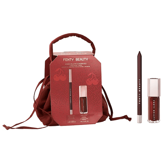 Fenty Beauty by Rihanna - Chocolate Cherriez 2-Piece Lip Set + Pouch  1