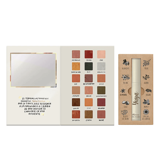Yuya - Máscara 10 aceites + Sombras Metamorfósis (18 colores)  2